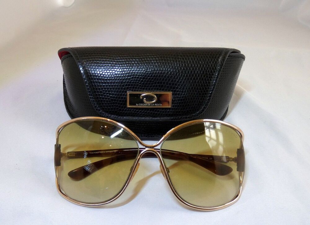 Women's Tom Ford Sunglasses Frames Emmeline Gold Frames-Gradient Brown Lense